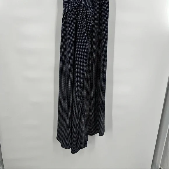 Urban Outfitters blue white polka dot wrap dress size L - Picture 7 of 9